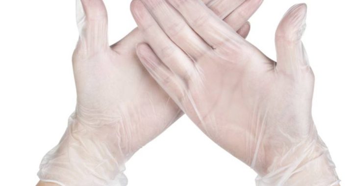 有粉PVC手套 Disposable PVC Vinyl examination Gloves powdered
